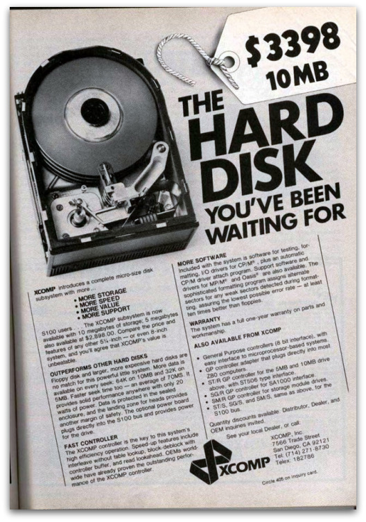 Old harddisk ad